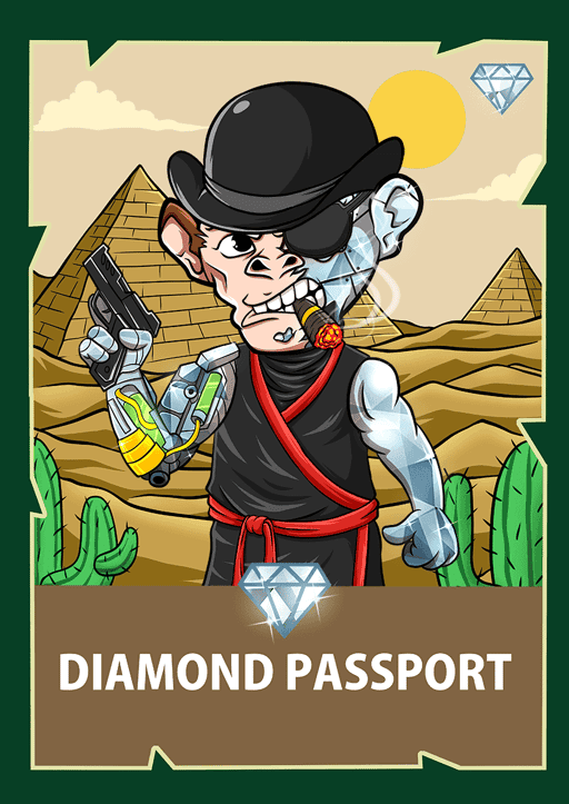 Chimpzee Diamond Passport #25