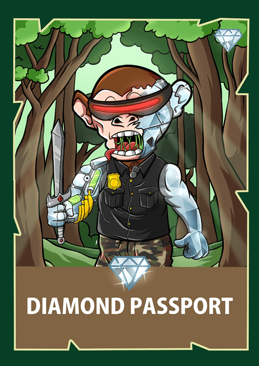 Chimpzee Diamond Passport #913