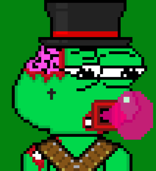 Pixelated Pepes NFT #604