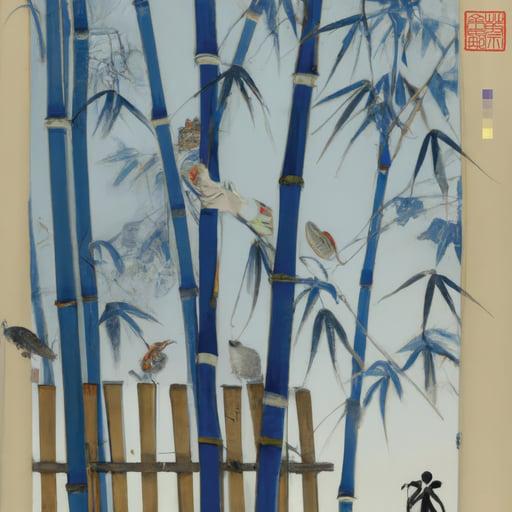 Blue Bamboo