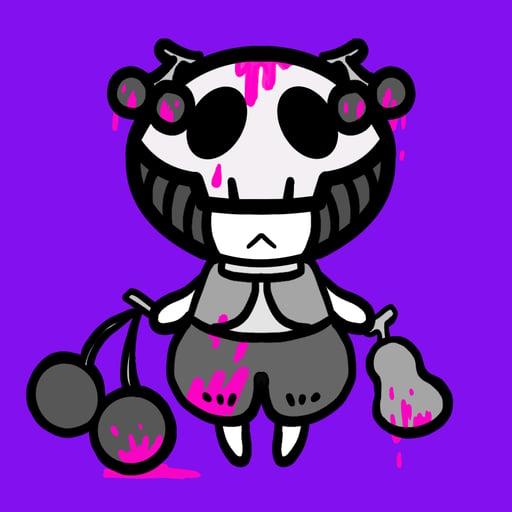 skull girl #063