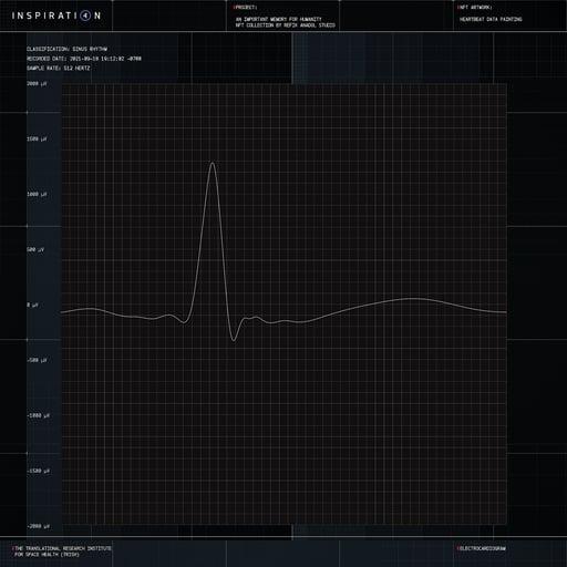 HEARTBEAT DATA PAINTING #943