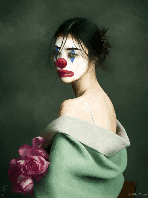 A transformative use of a clown (Artist signed and numbered edition of 200), 2024