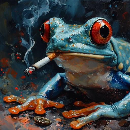 Smoking Frog