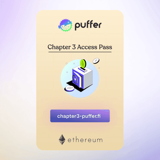 Puffy Rewards: chapter3-puffer.fi