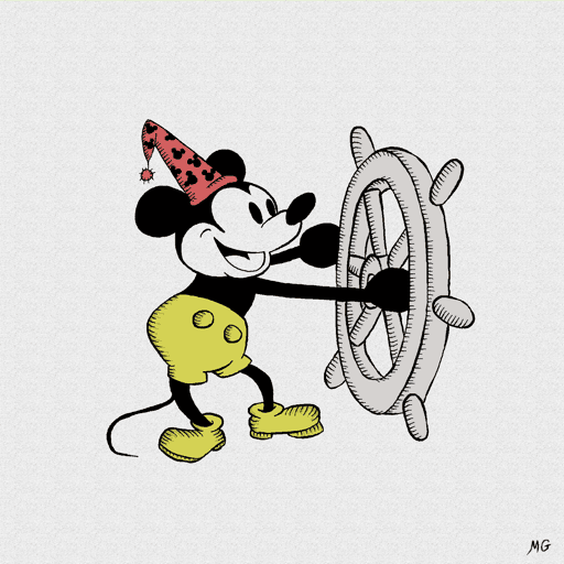 Steamboat Willie 1928 #719