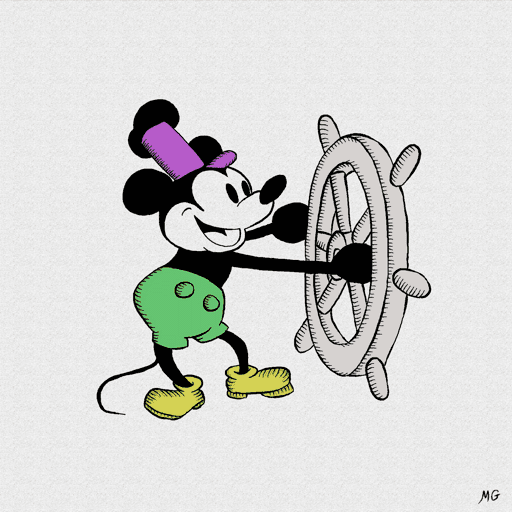 Steamboat Willie 1928 #198