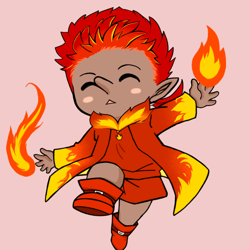 FLAME GOBLIN BOY #3107