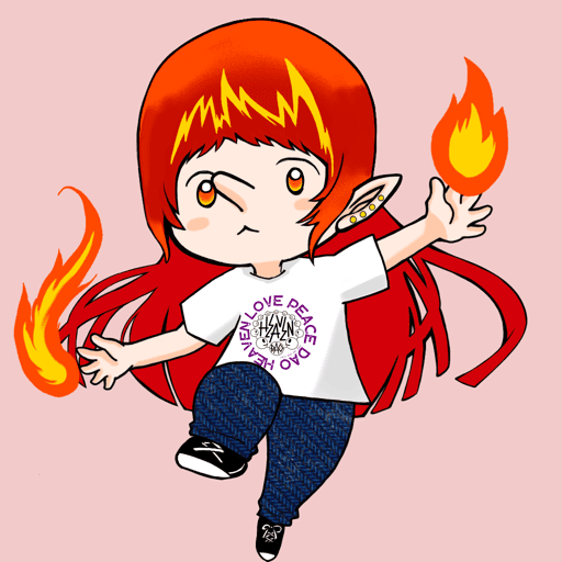 FLAME GOBLIN GIRL #1214