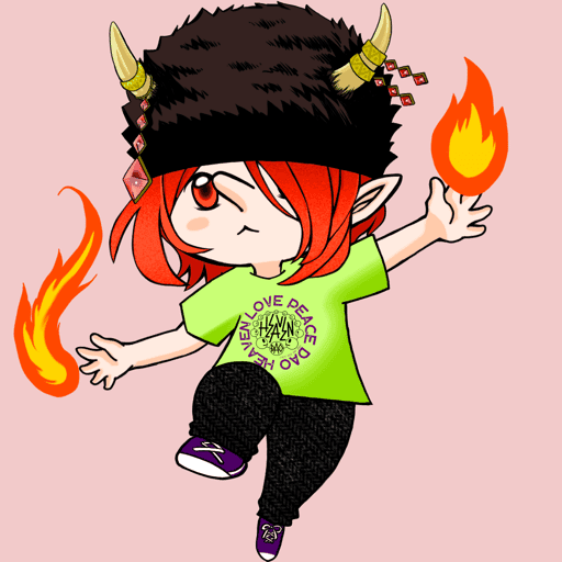 FLAME GOBLIN GIRL #2632