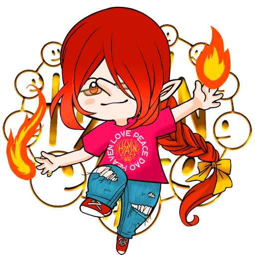 FLAME GOBLIN GIRL #2422