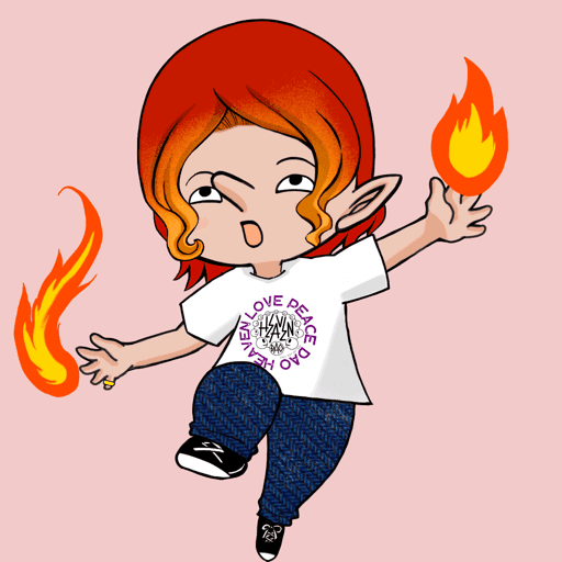 FLAME GOBLIN GIRL #2802