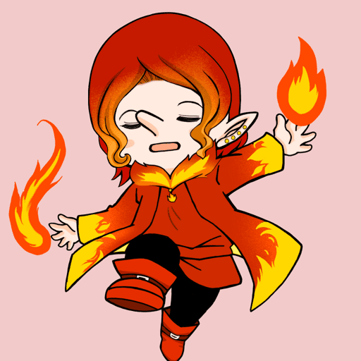 FLAME GOBLIN GIRL #1438