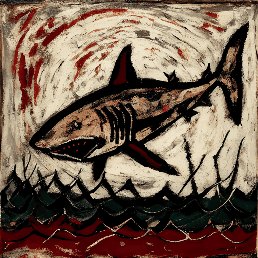 Abstract Shark by Kimi #45