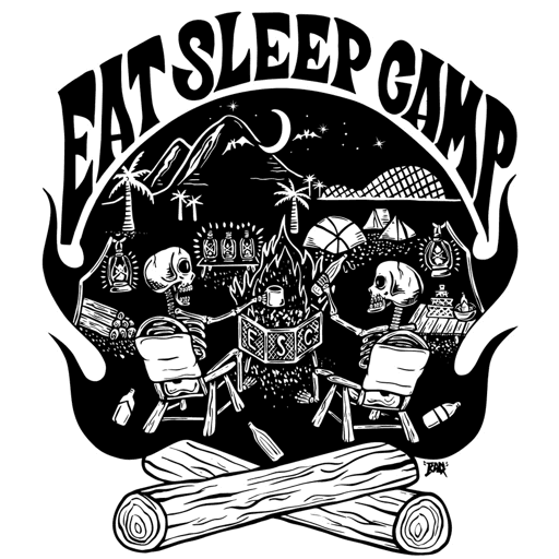 EAT SLEEP CAMP [BLACK]