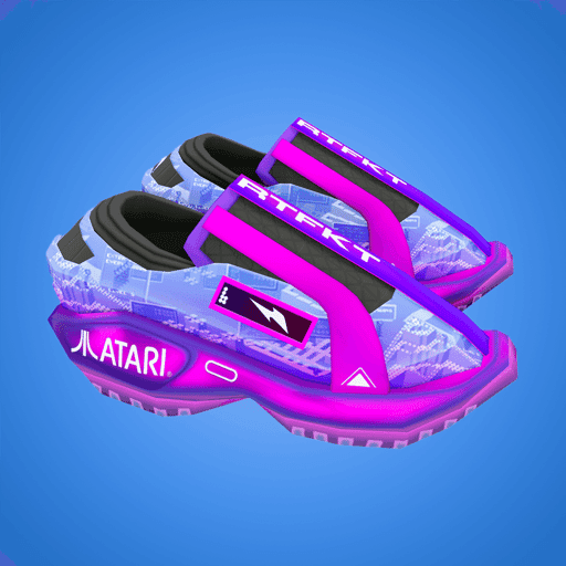 Purple RTFKT X Atari Sneakers