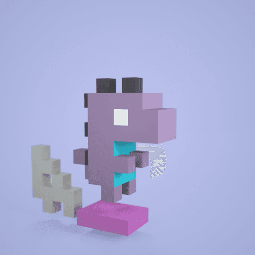 3D tiny dino #0062