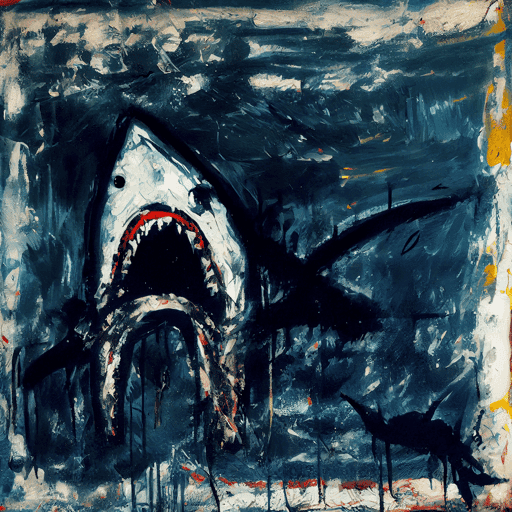 Abstract Shark by Kimi #23