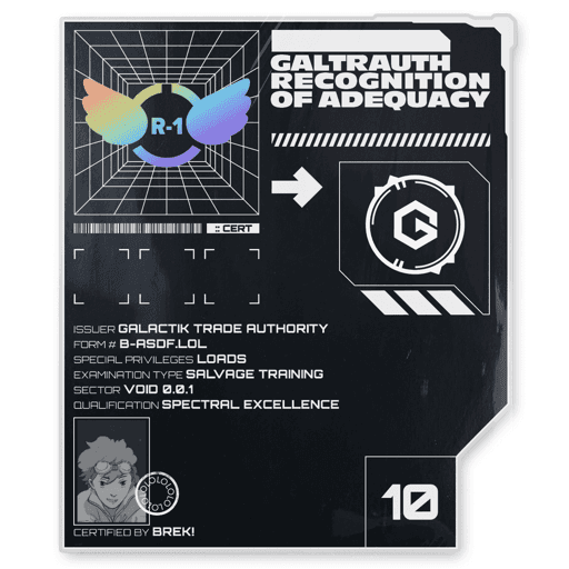 GALTRAUTH Recognition R-1