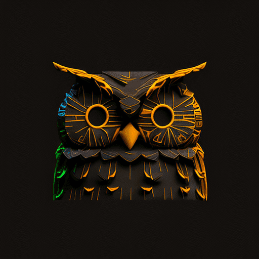 ASCII Owls 3D #14