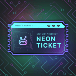 Neon Ticket #1033