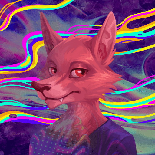 Trippy Fox B #66