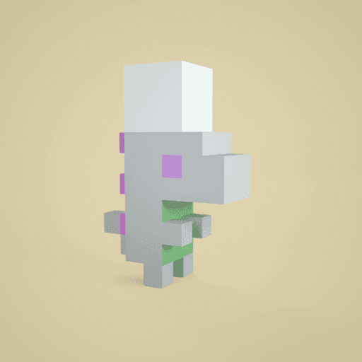 3D tiny dino #0232