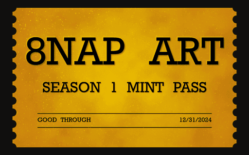 8NAP ART Season One Mint Pass #60