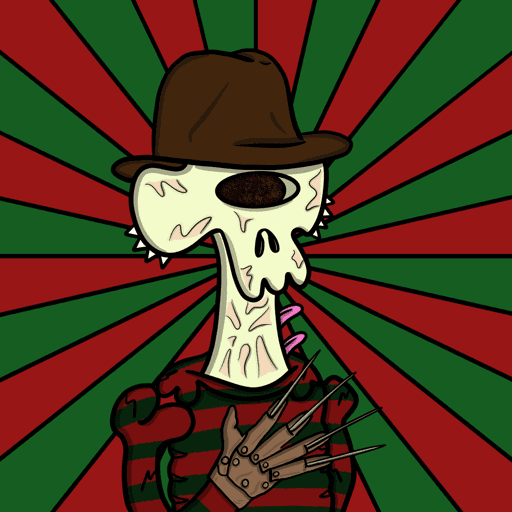 Squiggle Monsters YOU 018 - Freddy Krueger