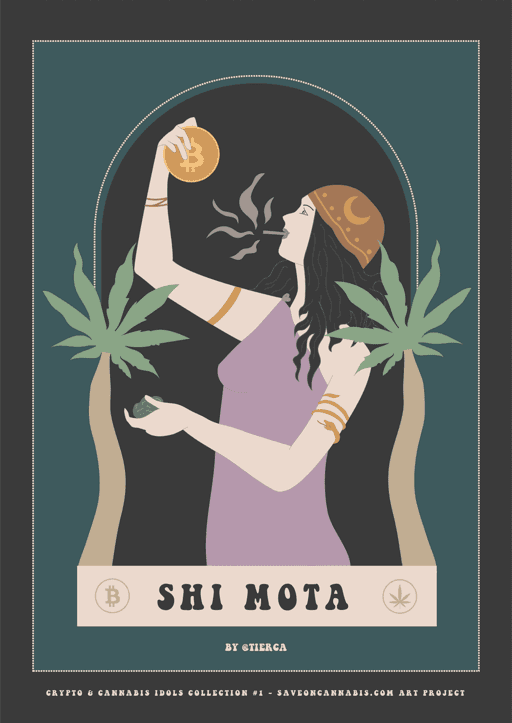 Crypto + Cannabis Idols Collection #1: Shi Mota