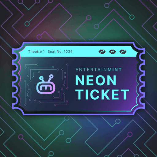 Neon Ticket #1034