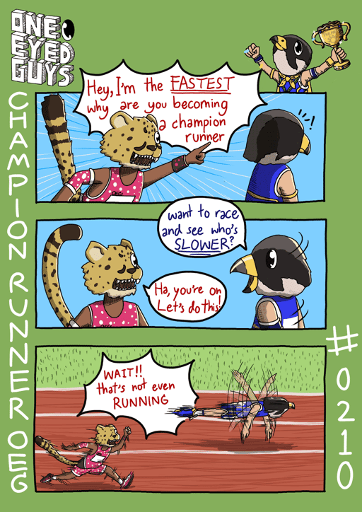 CHAMPIONRUNNER OEG COMIC STRIP