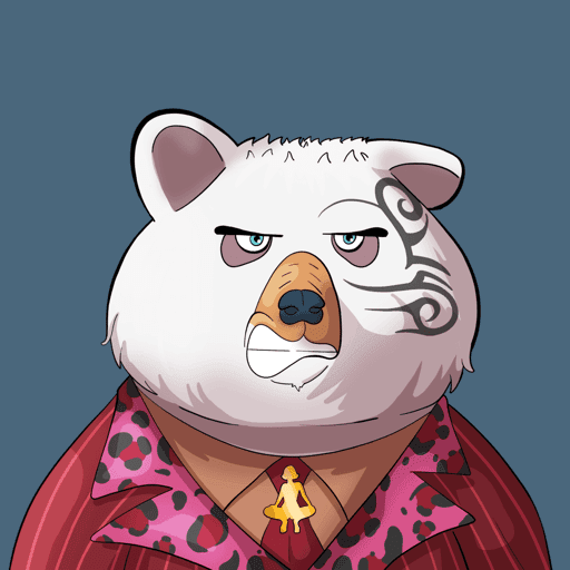 #1011 • Bulky Wealthy Albino Bear