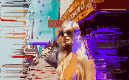 Sunset Blvd GlitchScape