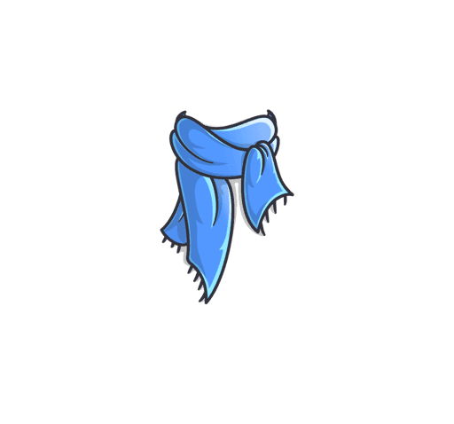 Blue Scarf