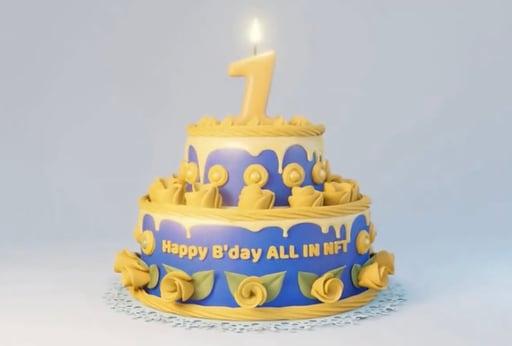 ALL IN NFT Podcast First Birthday