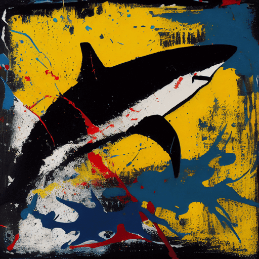 Abstract Shark by Kimi #27