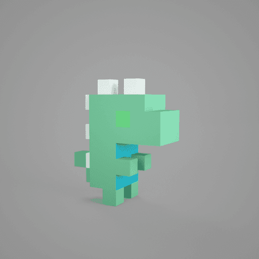 3D tiny dino #0635