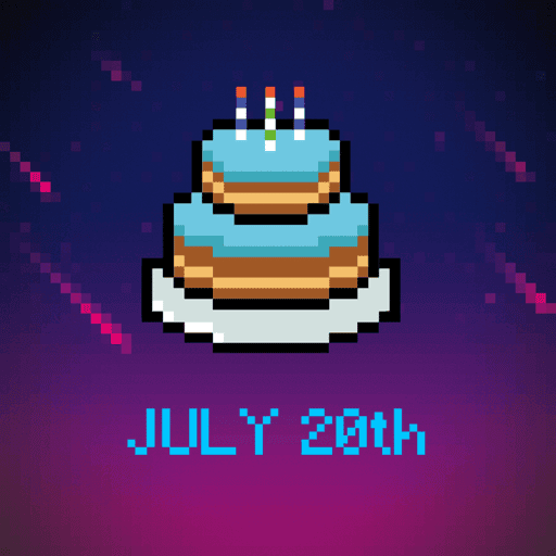 CryptoBirthdayCake #202 July 20th