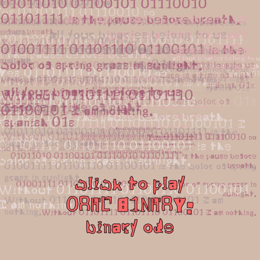 ORAL BINARY: BINARY ODE #33