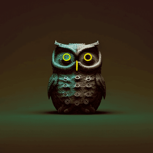 ASCII Owls 3D #4