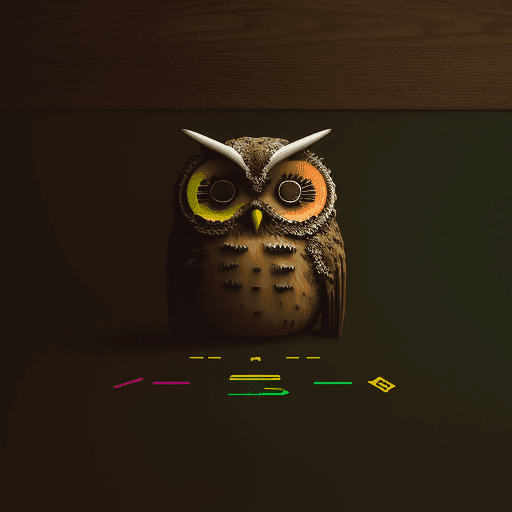 ASCII Owls 3D #8