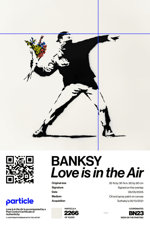 Banksy | Love Is In The Air #2266