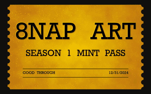 8NAP ART Season One Mint Pass #3