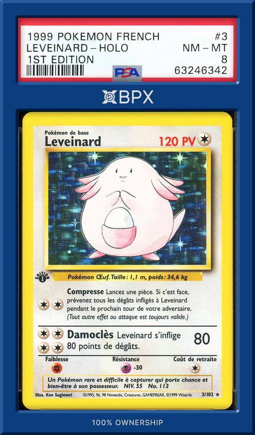 1999 Pokémon Leveinard - PSA 8