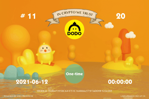 DODO Allocation Voucher #11 - 20.00 - OneTime