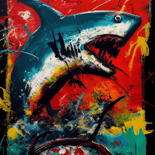 Abstract Shark by Kimi #8