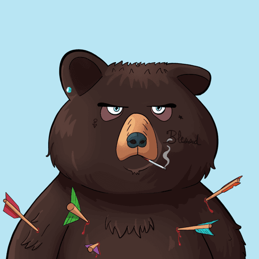 #610 • Chompy Fiery Shady Bear