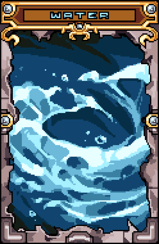 The Battle Of The 3 Elements. Water Card #26