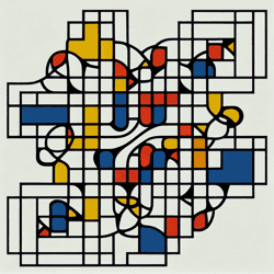 Mondrian's Labyrinth by Lilia